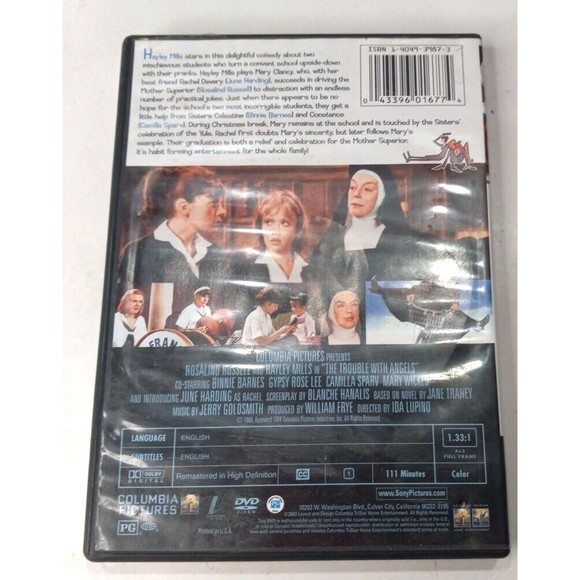 The Trouble With Angels (DVD, 2003) Hayley Mills Rosalind Russell - Picture 2 of 5